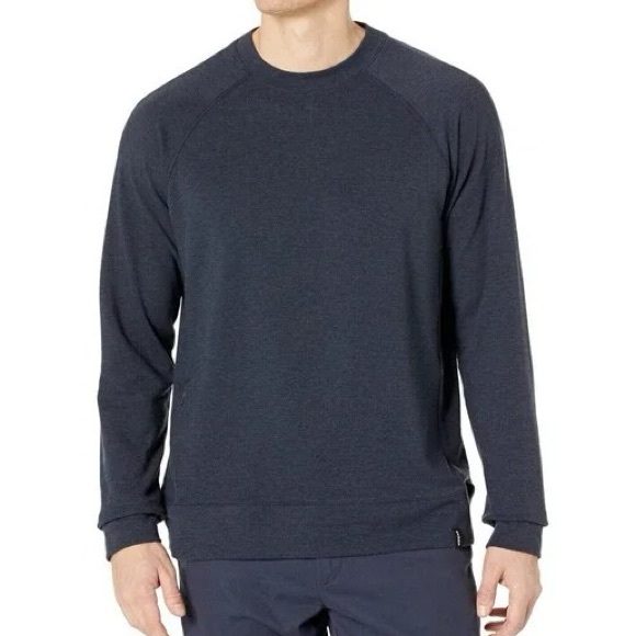 Prana Other - Prana Men's Navy Altitude Tracker Crew Sweatshirt Pullover Large